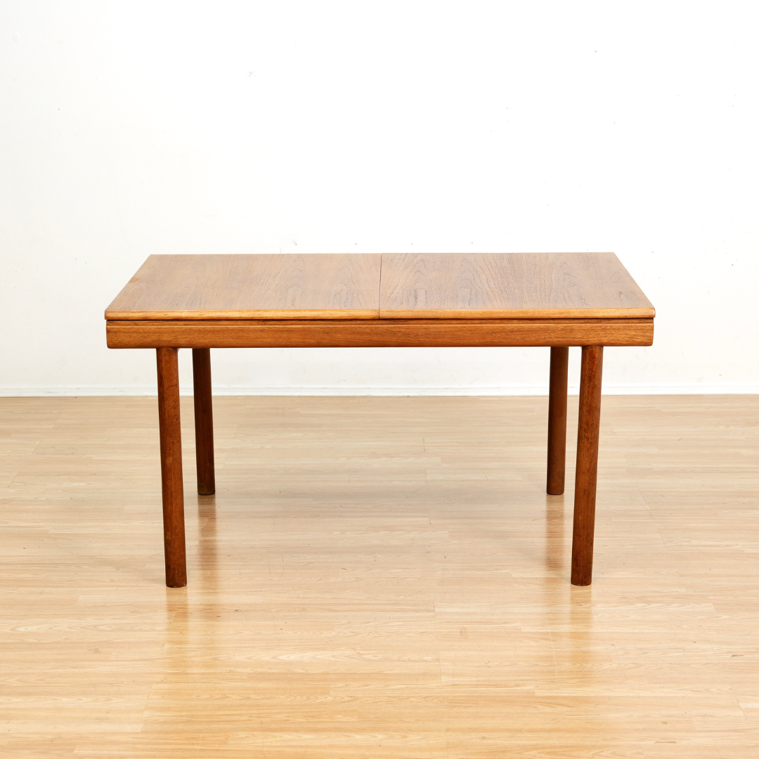 1960S EXTENDING TEAK DINING TABLE BY WHITE & NEWTON