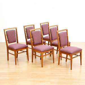 SET OF SIX MID CENTURY DINING CHAIRS BY ALFRED COX