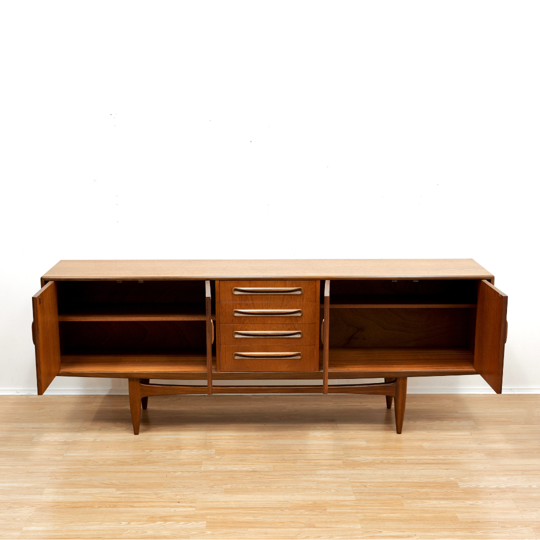 MID CENTURY FRESCO CREDENZA BY VB WILKINS FOR G PLAN