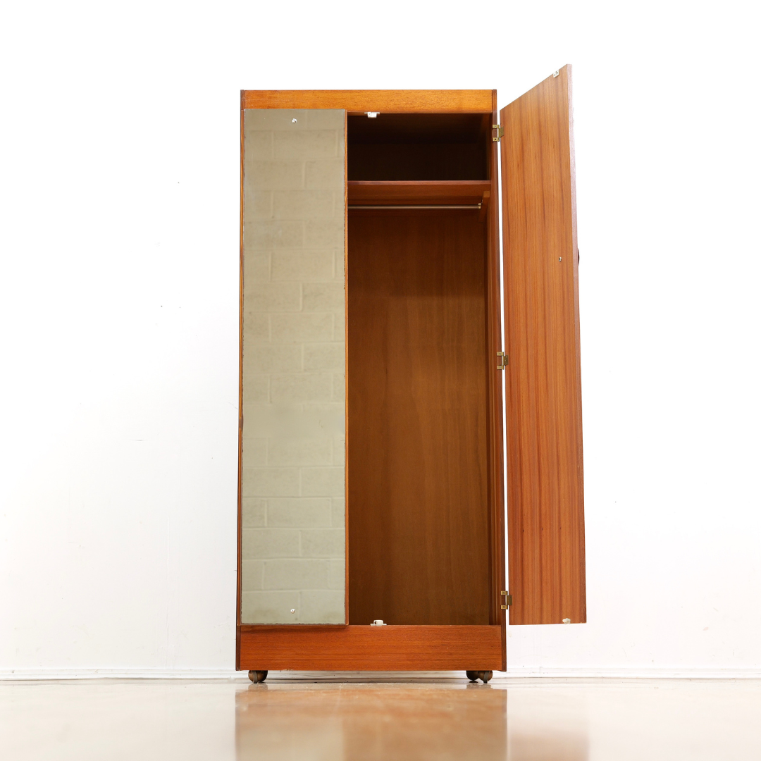 Mid Century Teak Armoire by Elliots of Newbury