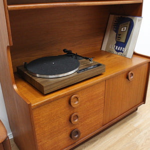 MID CENTURY TALL TEAK BOOKCASE BY PORTWOOD