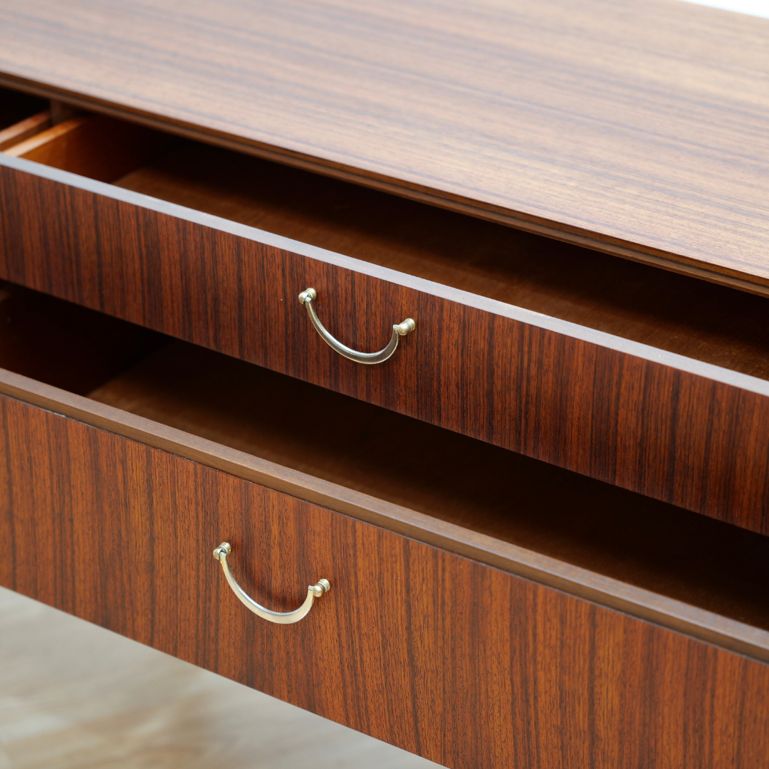 Mid Century Six Drawer Dresser Console by Meredew of Letchworth