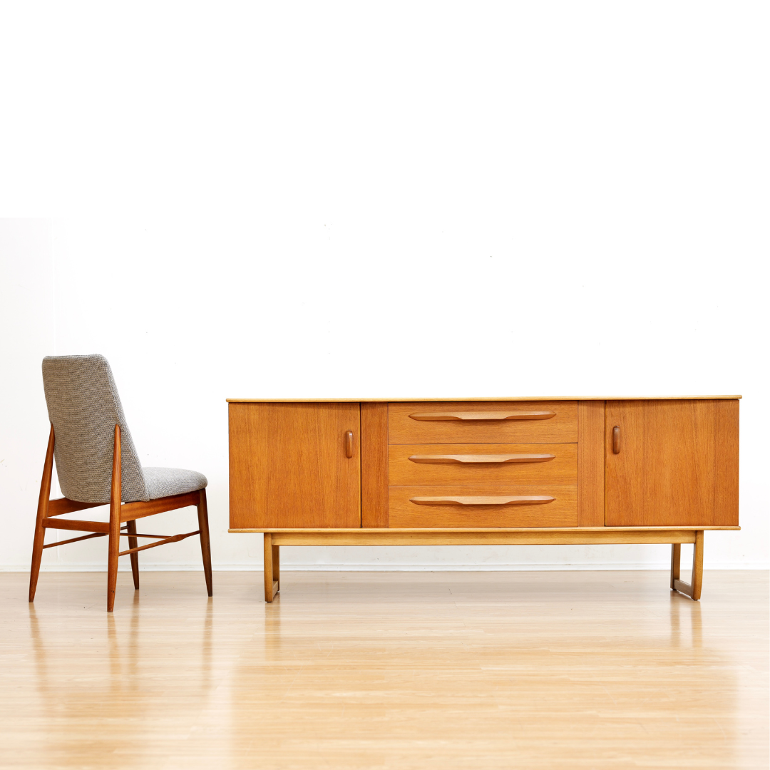 MID CENTURY 1960S TEAK CREDENZA
