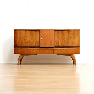 MID CENTURY LIQUOR CABINET CREDENZA BY BEAUTILITY FURNITURE