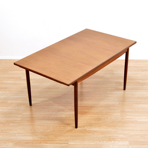 MID CENTURY EXTENDING DINING TABLE BY KOFOD LARSEN