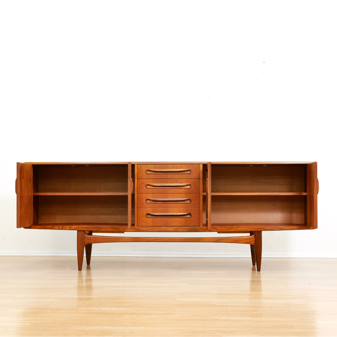 Reserved LONG MID CENTURY TEAK CREDENZA BY VB WILKINS FOR G PLAN