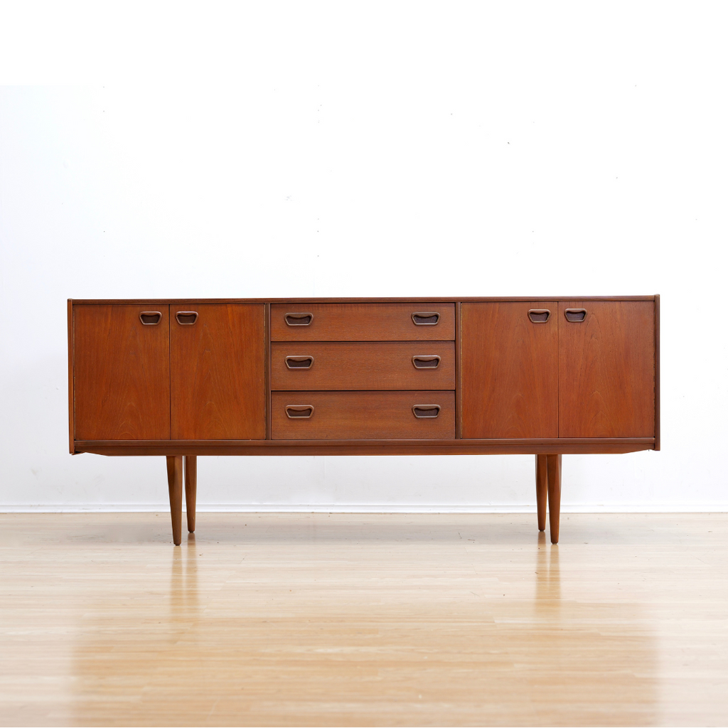 Mid Century 1960s Danish Teak Credenza