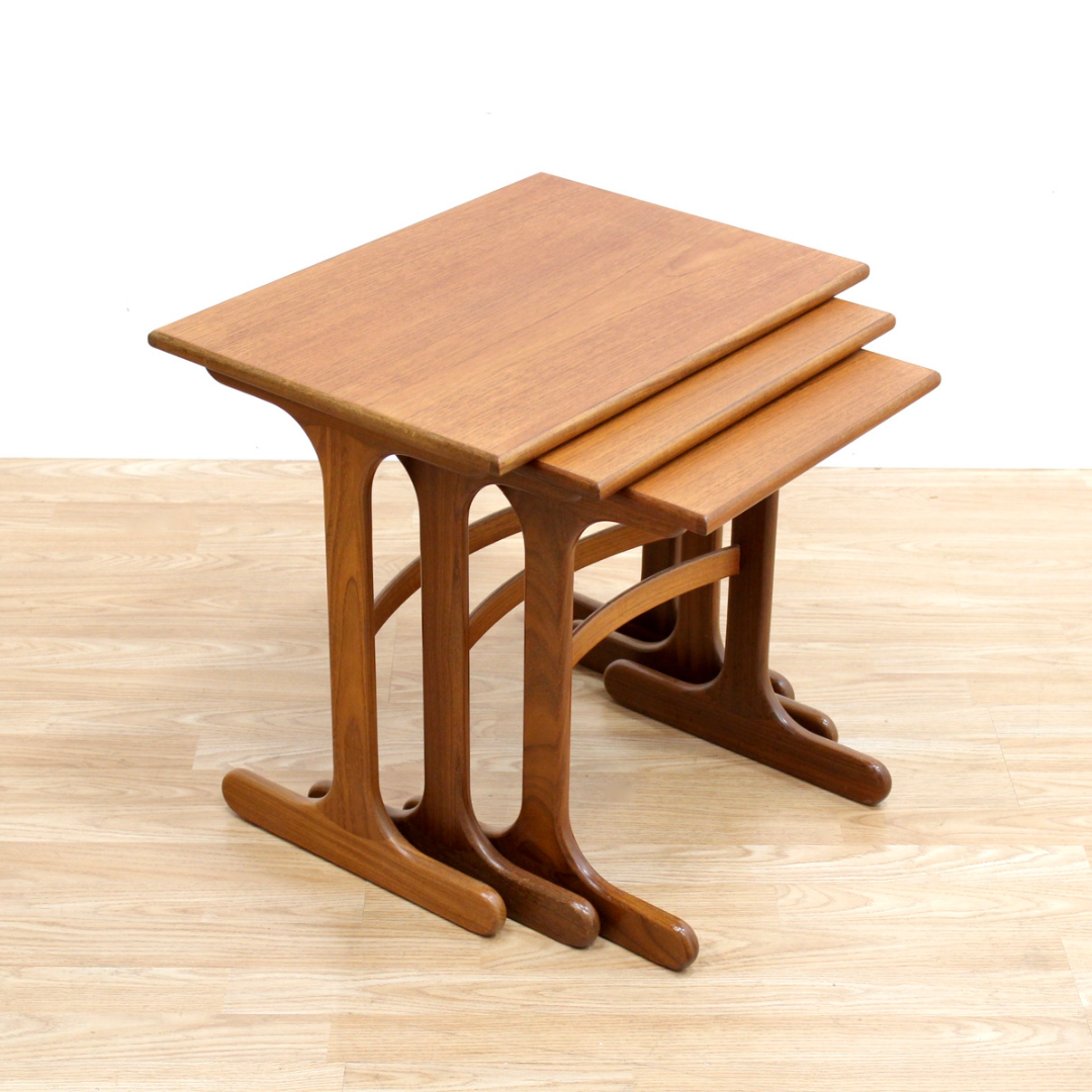 MID CENTURY NESTING TABLES BY G PLAN