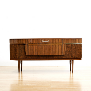 MID CENTURY MELAMINE BAR CREDENZA BY BEAUTILITY