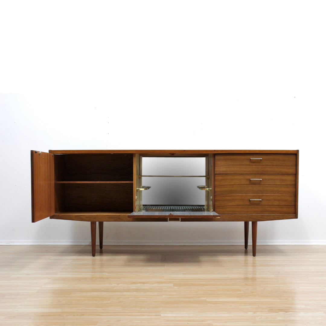 MID CENTURY BAR CREDENZA BY WRIGHTON FURNITURE