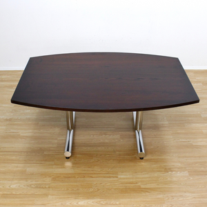 VINTAGE BRITISH CHROME TABLE BY TIM BATES FOR PIEFF FURNITURE