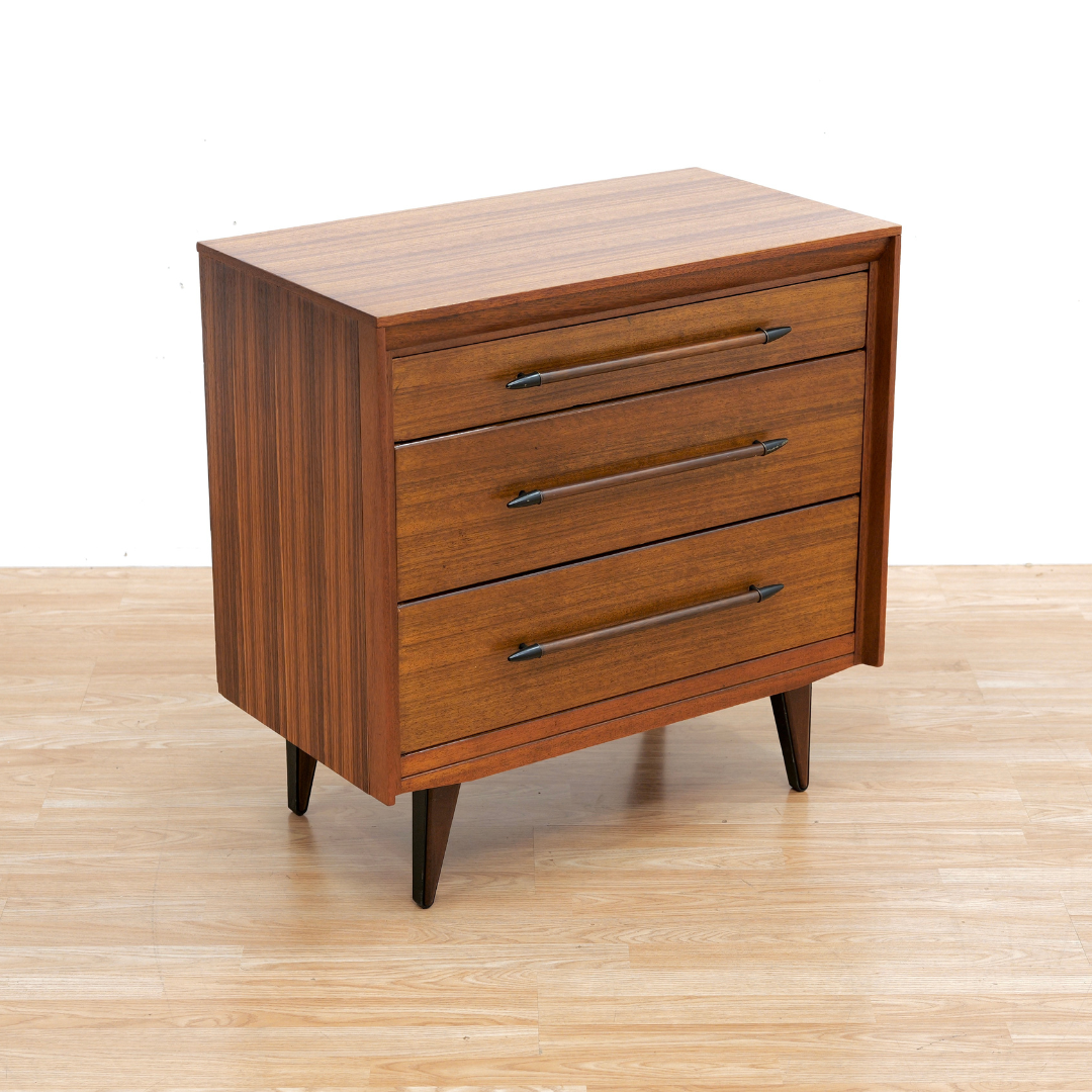 SMALL MID CENTURY DRESSER NIGHTSTAND BY LEBUS FURNITURE