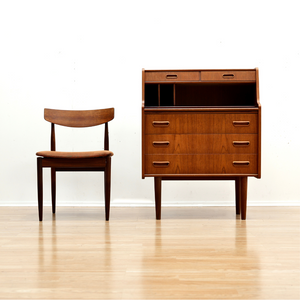 Reserved 1960'S DANISH MODERN TEAK SECRETARY BY GUNNAR NIELSEN TIBERGAARD