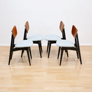 1950S DINING TABLE & BUTTERFLY CHAIRS BY BEAUTILITY FURNITURE