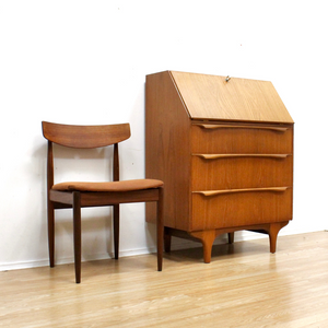 MID CENTURY SECRETARY DESK BUREAU BY SUTCLIFFE OF TODMORDEN