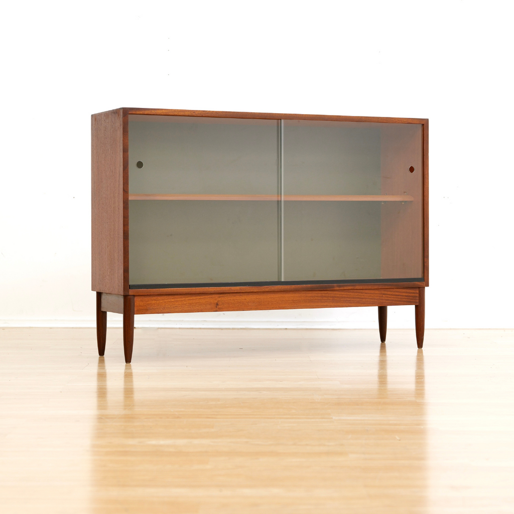 MID CENTURY CHINA CABINET BOOKCASE BY GREAVES & THOMAS