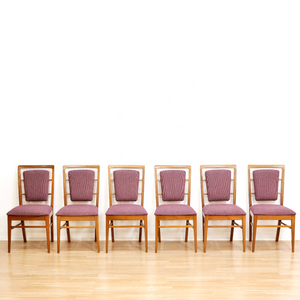 SET OF SIX MID CENTURY DINING CHAIRS BY ALFRED COX