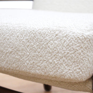PAIR OF MID CENTURY LOUNGE CHAIRS BY CINTIQUE IN BOUCLE