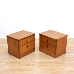 PAIR OF MID CENTURY NIGHTSTANDS BY STAG FURNITURE