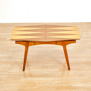 MID CENTURY INLAY MODERNIST COFFEE TABLE