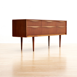 Reserved MID CENTURY SIX DRAWER TEAK DRESSER BY AUSTINSUITE FURNITURE