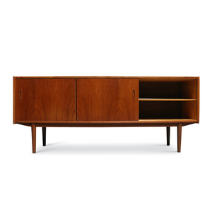 VINTAGE SWEDISH TEAK 'TRIO' CREDENZA BY NILS JONSSON FOR HUGO TROEDS