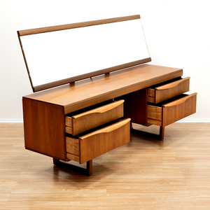 MID CENTURY TEAK VANITY BY AUSTINSUITE FURNITURE