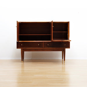 MID CENTURY BUFFET CREDENZA BY UNIFLEX FURNITURE