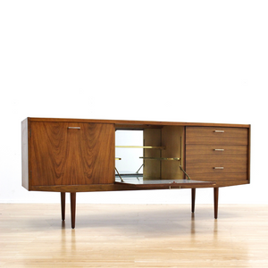 MID CENTURY BAR CREDENZA BY WRIGHTON FURNITURE