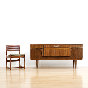 MID CENTURY MELAMINE BAR CREDENZA BY BEAUTILITY