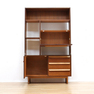 MID CENTURY BOOKCASE ROOM DIVIDER BY STONEHILL FURNITURE