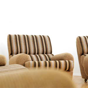 VINTAGE 1970S SOFA & CHAIR SET BY SCHREIBER UK