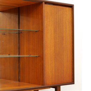MID CENTURY CHINA CABINET SIDEBOARD BY TURNIDGE OF LONDON