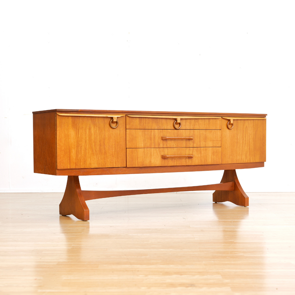 Mid Century Teak Credenza by Beautility