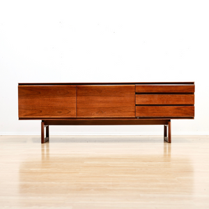MID CENTURY TEAK CREDENZA BY WHITE & NEWTON