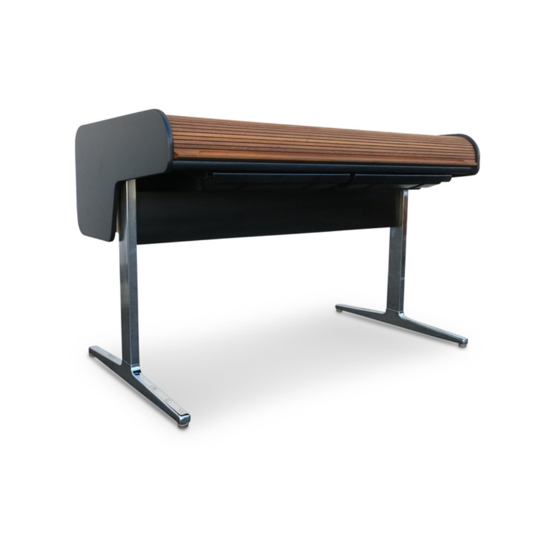 GEORGE NELSON FOR HERMAN MILLER ACTION OFFICE ROLL TOP DESK