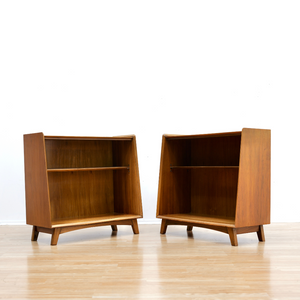 PAIR OF MID CENTURY BOOKCASES