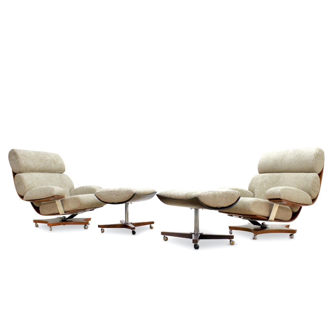 Pair of Mid Century Housemaster Lounge Chairs by G Plan