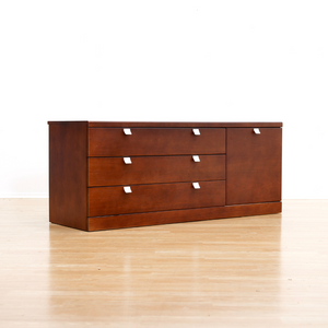 LOW MID CENTURY CONSOLE CREDENZA BY WHITE & NEWTON