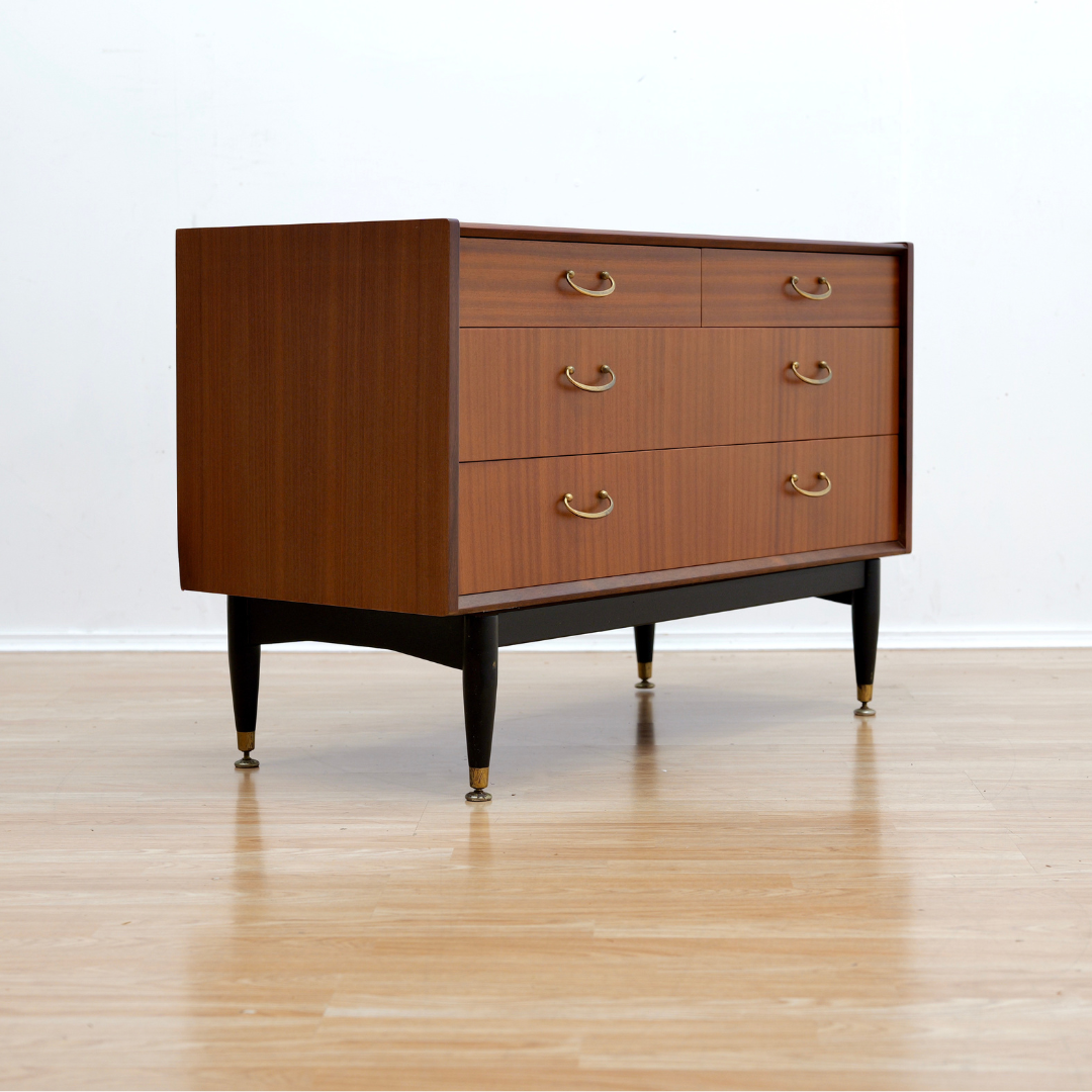 Mid Century Nightstand Dresser by Nathan Furniture