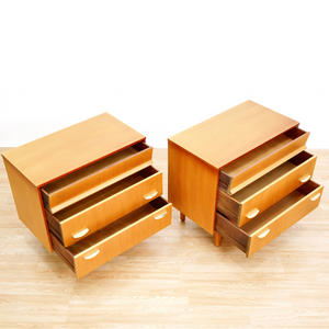 PAIR OF MID CENTURY NIGHTSTANDS BY SYMBOL FURNITURE