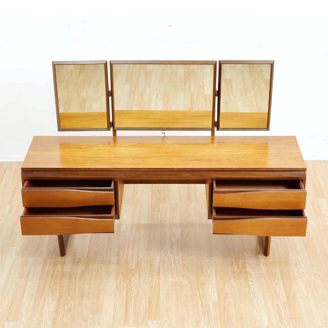 Mid Century Teak Vanity by White & Newton – kinetic modern