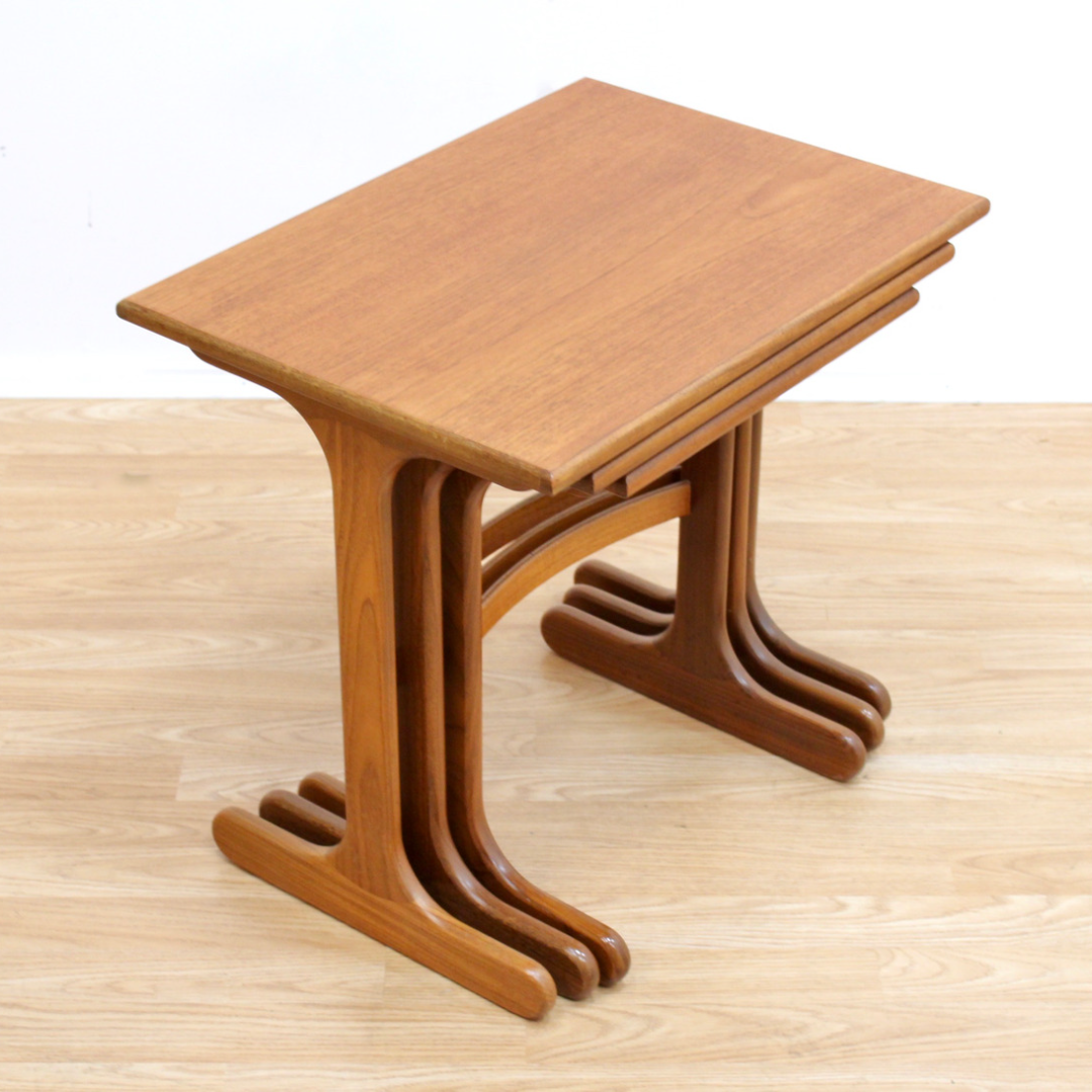 MID CENTURY NESTING TABLES BY G PLAN