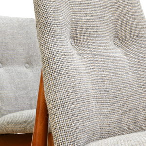SET OF SIX MID CENTURY DINING CHAIRS BY PETER HAYWARD FOR VANSON FURNITURE