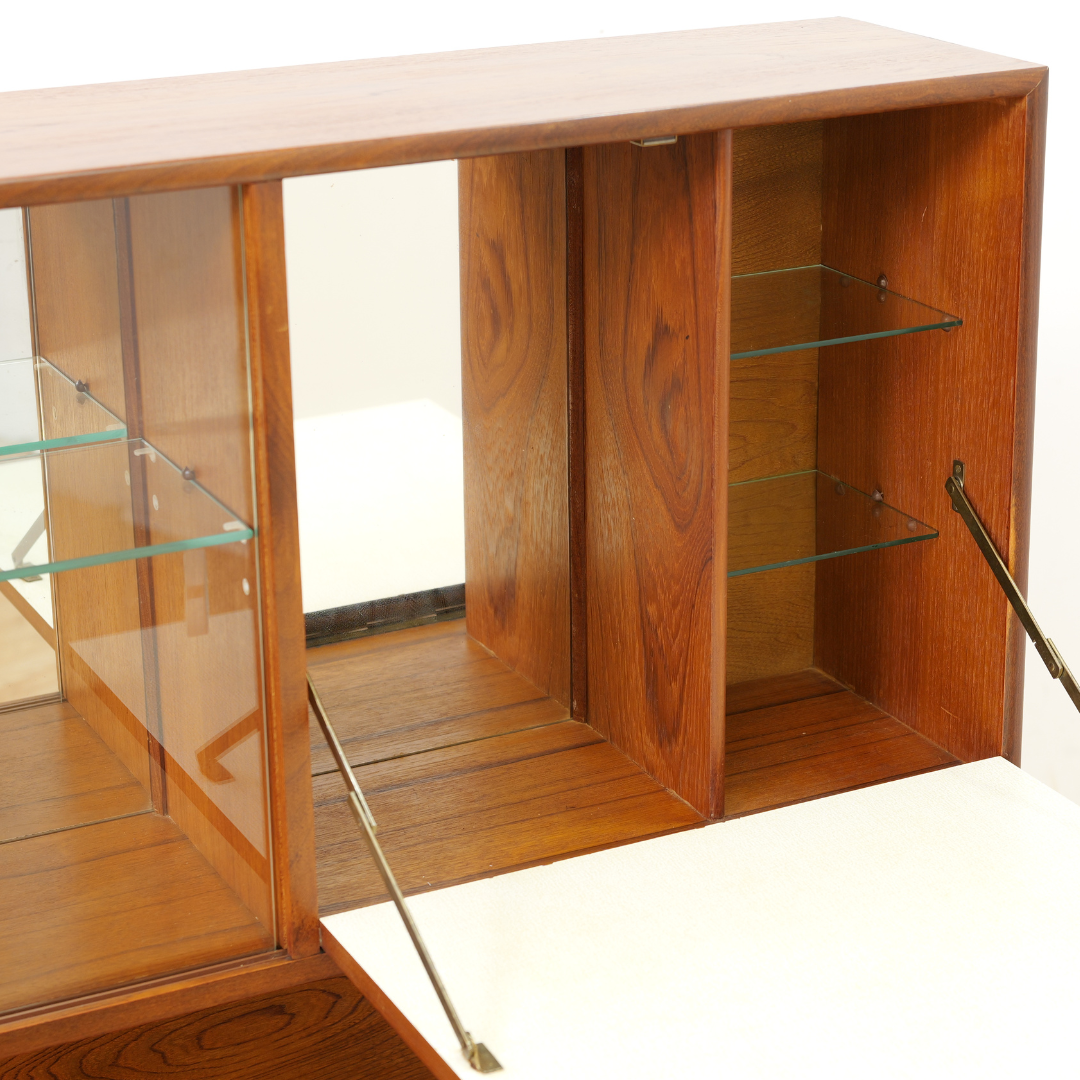Mid Century Display China Cabinet by Turnidge of London