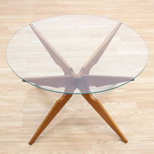VINTAGE TEAK COFFEE TABLE BY VLADAMIR KAGAN FOR SIKA MOBLER