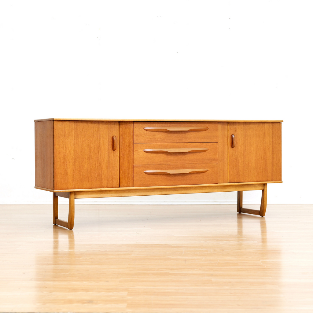 MID CENTURY 1960S TEAK CREDENZA