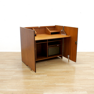 MID CENTURY COMPACT HOME OFFICE DESK BY BURBURN PRODUCTS LTD