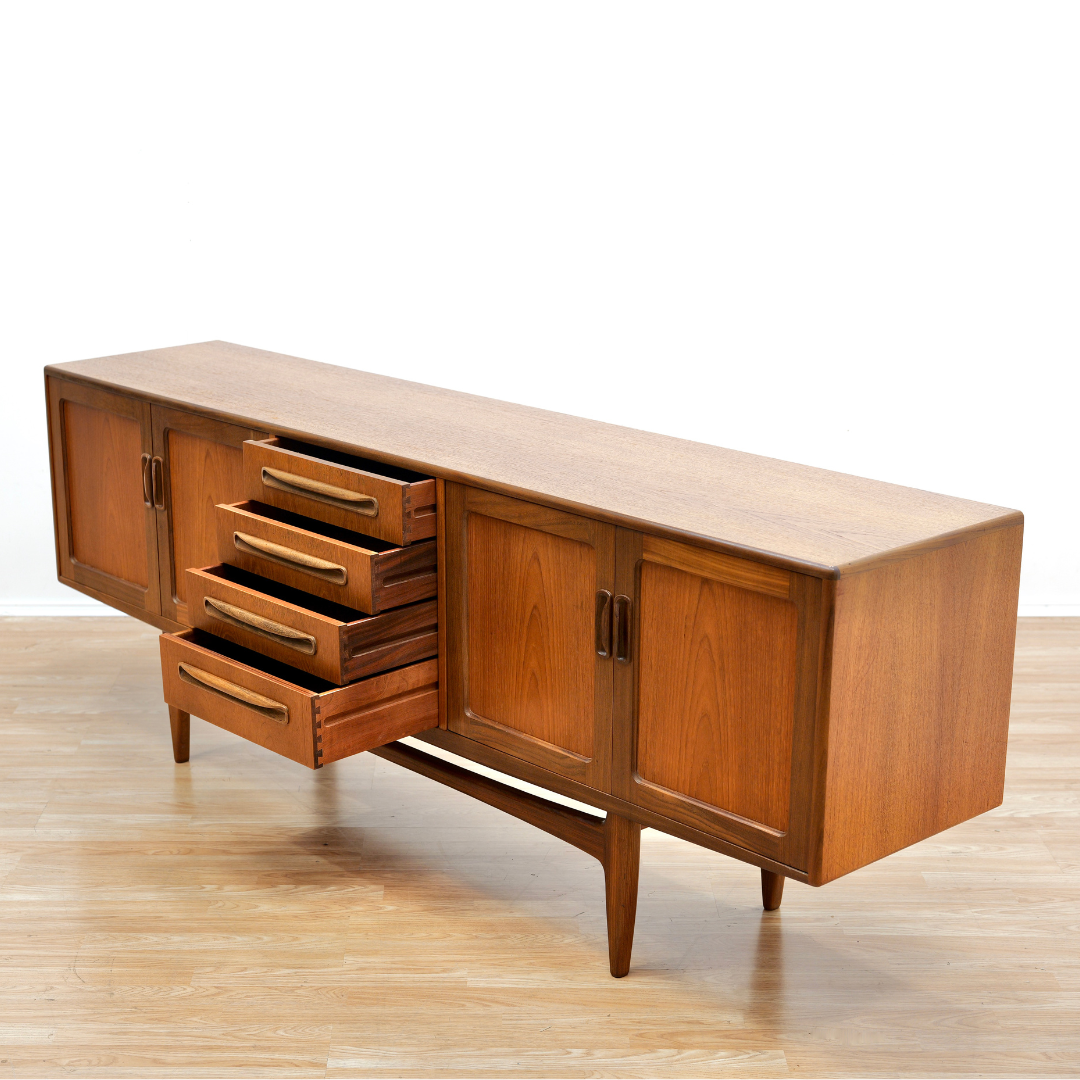 MID CENTURY FRESCO CREDENZA BY VB WILKINS FOR G PLAN