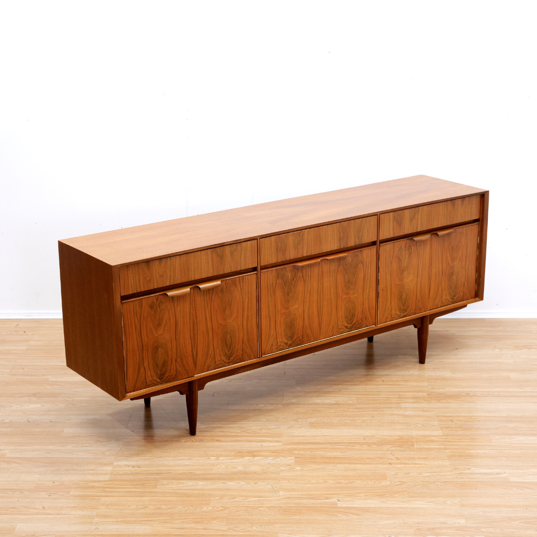 MID CENTURY ROSEWOOD CREDENZA BY MCINTOSH